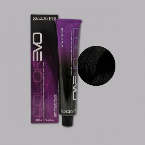 Tinta capelli Selective Colorevo nero da 100 ml - 1.0